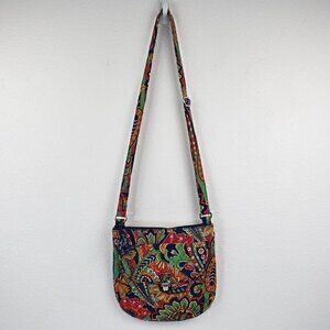 Vera Bradley Venetian Paisley Crossbody Bag Gently Used Condition no hole/stains